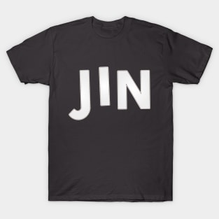 BTS Bangtan Jin Kim Seokjin typography text | Morcaworks T-Shirt